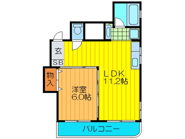 コ－ポ守口の物件間取画像